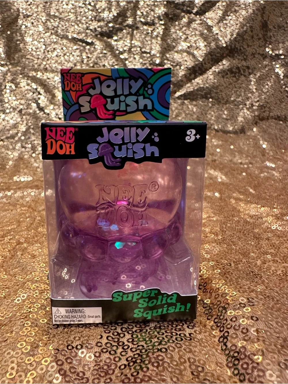 Needoh Jelly Squish Jellyfish - Purple